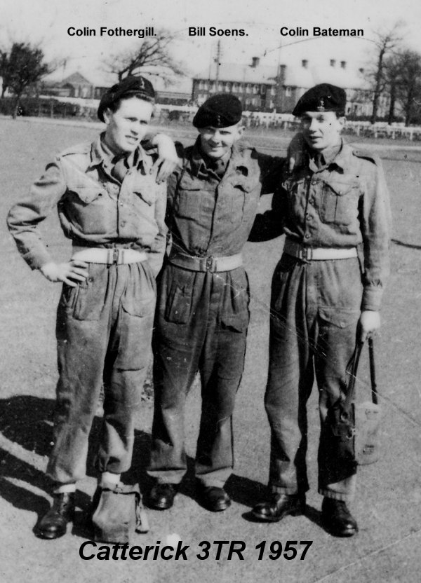Royal Signals Catterick 3 Training regiment. 1957