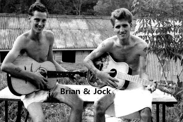 Royal Signals. Brian Scates and Jock
