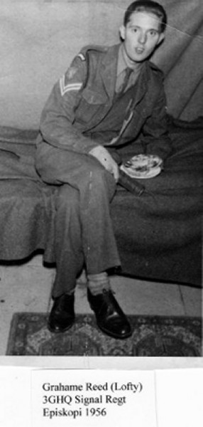 Grahame Reed (Lofty).  Royal Signals