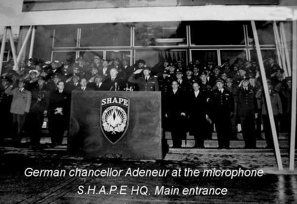 SHAPE HQ with chncellor Adeneur