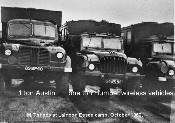 MT shed in Laindon camp 1960