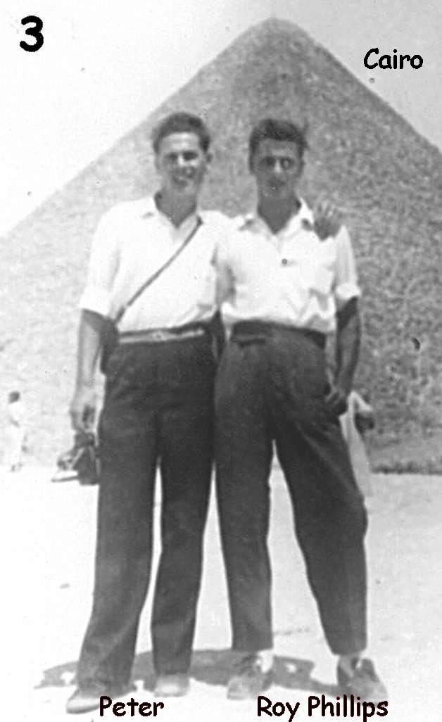 Peter and Roy Phillips in Cairo