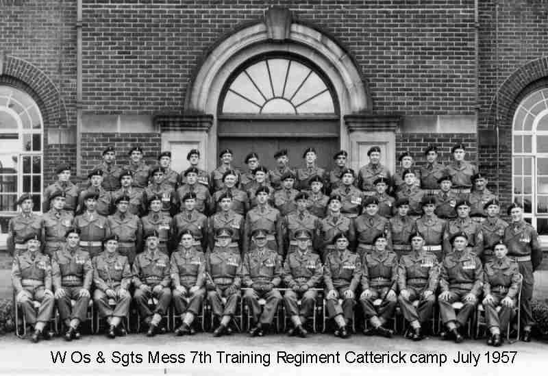 W o & Sgts mess catterick Juky 1957