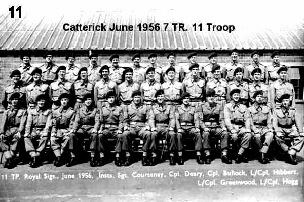 Royal Signals 11 troop June 1956