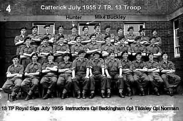 Royal Signals 13 Troop july 1955