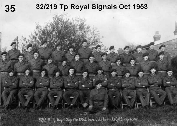 Royal Signals 32/219 Troop October 1953