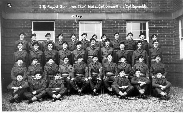 Royal Signals 7 TR 3 Tp Jamuary 1957